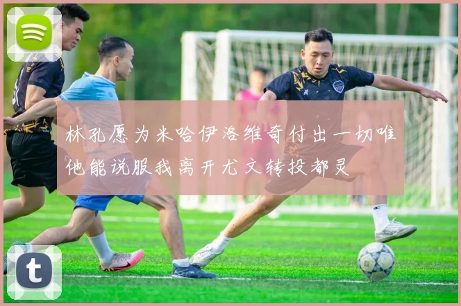 林孔愿为米哈伊洛维奇付出一切唯他能说服我离开尤文转投都灵