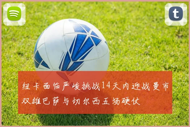 纽卡面临严峻挑战14天内迎战曼市双雄巴萨与切尔西五场硬仗